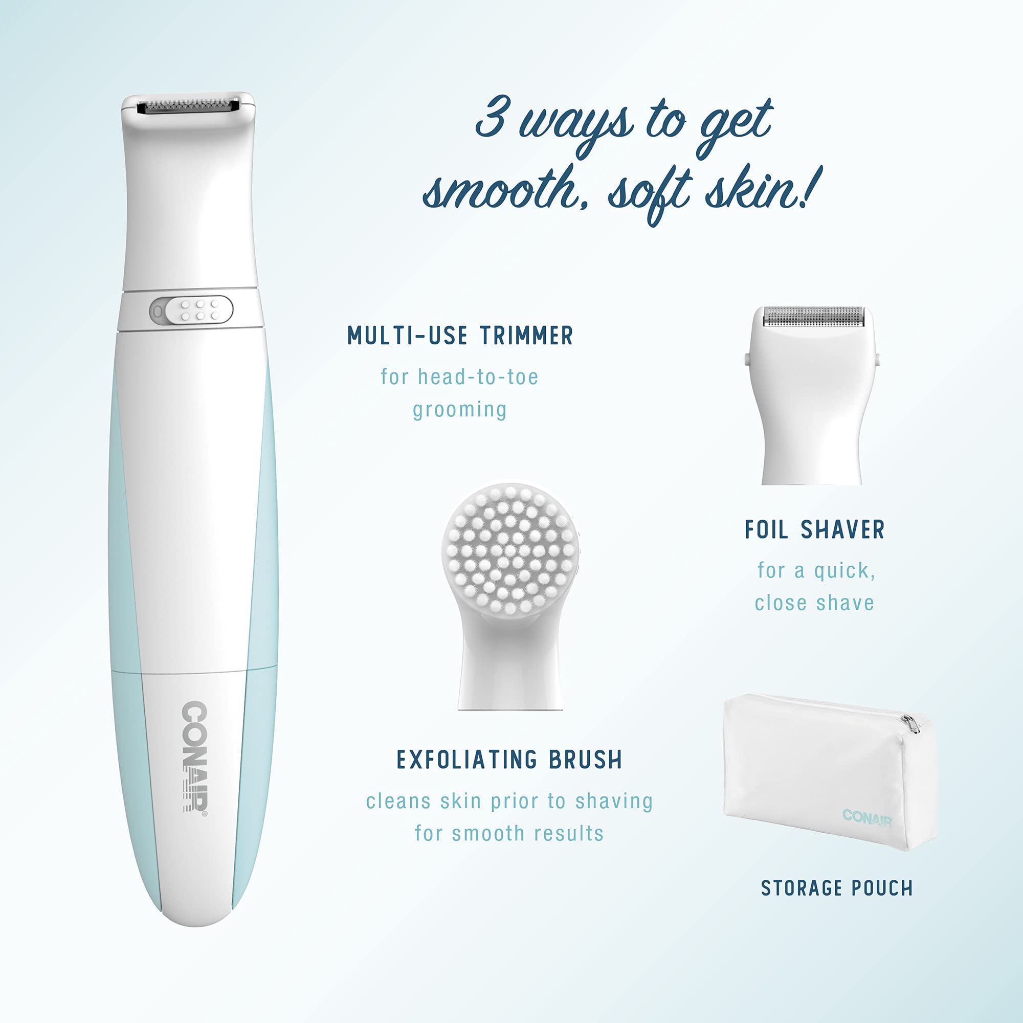 Conair LPG1 Satiny Smooth All-in-One Personal Groomer